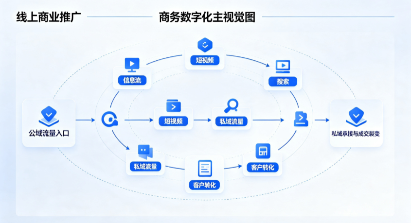 大关县线上商业推广怎么做？全域流量闭环搭建与低成本转化实战指南
